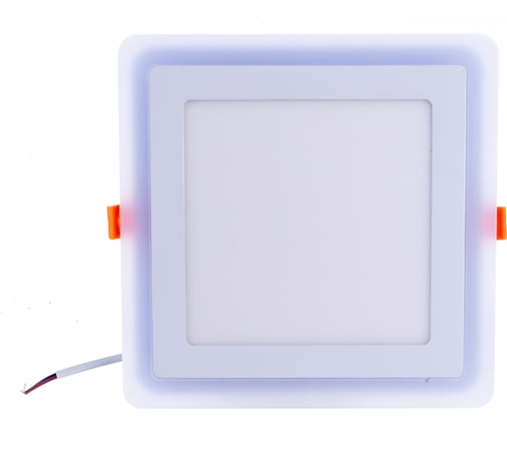 Светильник Gauss Backlight квадрат Акрил, 12+4W, LED 3000K, 190*190, BL124