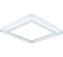 Светильник, Квадрат, Акрил, 12+4W, LED 4000K, 190*190 Gauss Backlight BL125