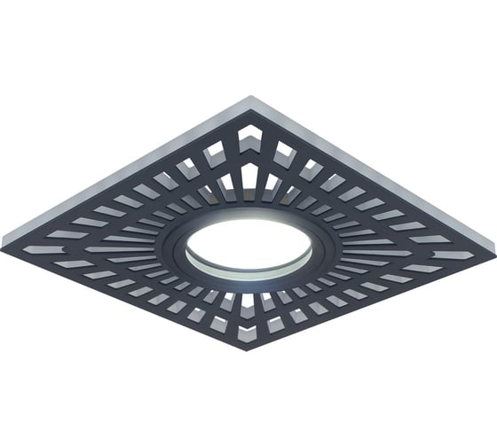Светильник Gauss Backlight квадрат Черный, Gu5.3, 3W, LED 4000K BL126