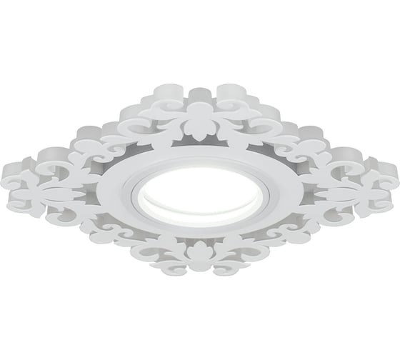 Светильник Gauss Backlight Квадрат/узор. Белый, Gu5.3, 3W, LED 4000K SQ BL130
