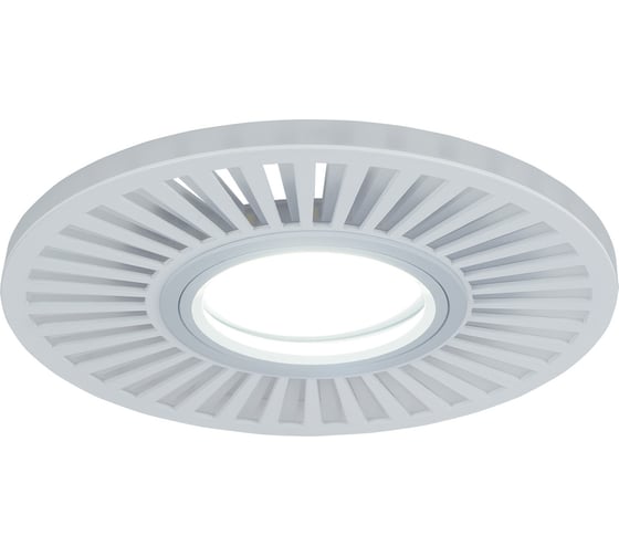 Светильник Gauss Backlight Кругл./узор. Белый, Gu5.3, 3W, LED 4000K BL136