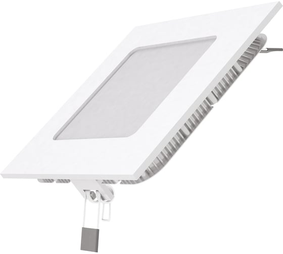 Встраиваемый светильник Gauss Slim 6W 400lm 4000K 180-265V IP20 квадрат, 940111206