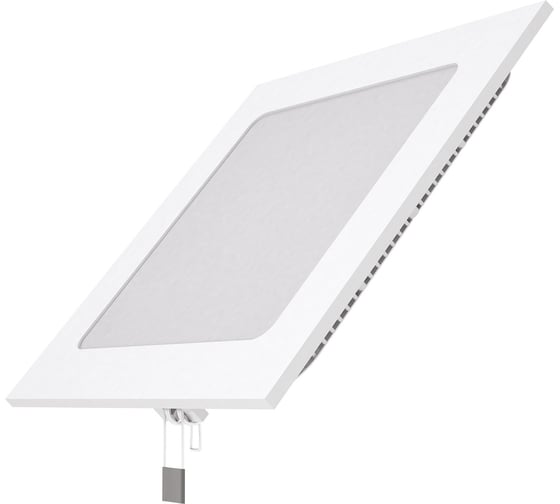 Встраиваемый светильник Gauss Slim 15W 990lm 3000K 180-265V IP20 квадрат, 940111115
