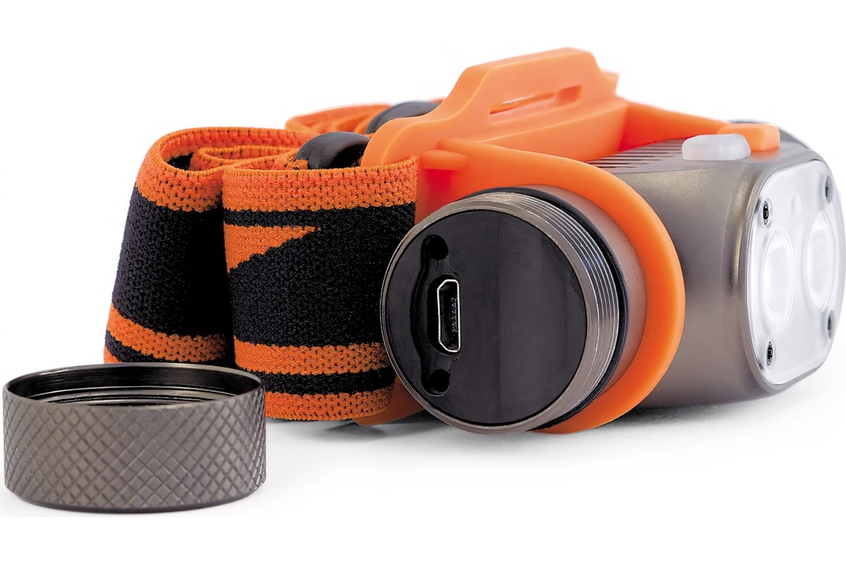 Налобный фонарь ЯРКИЙ ЛУЧ PANDA 2R 2xCREE XP-G3 max.800лм, 5 реж, Li ...