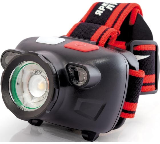 Налобный фонарь ЯРКИЙ ЛУЧ YLP FH5 Falcon CREE XP-G2, 300лм, 3 реж, рег.фокус, 2 красн. LED, 2xAA 4606400105497