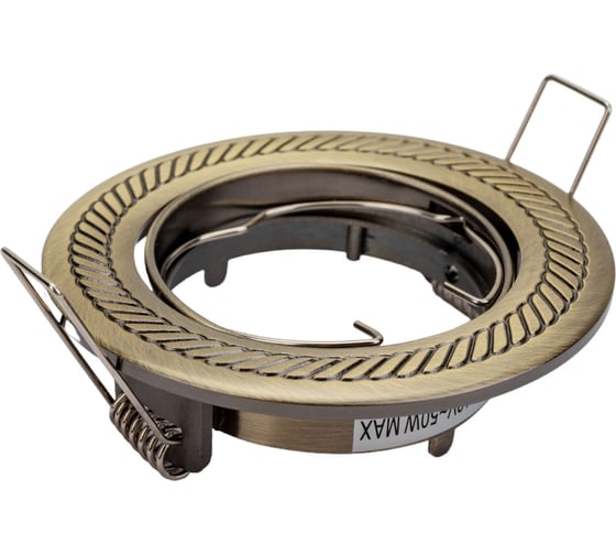 Встраиваемый спот POWERLIGHT 1хGU5,3x50W бронза L6159 6159/1-4BZ
