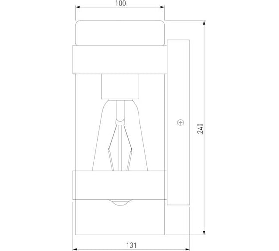 Садово-парковый светильник Elektrostandard falcon 35167/d черный a063452