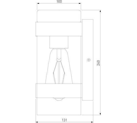 Садово-парковый светильник Elektrostandard falcon 35167/d темно-коричневый a063466