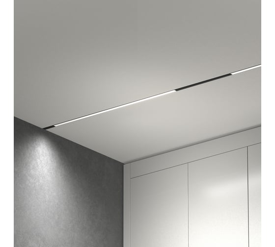 Умный трековый светильник Elektrostandard Slim magnetic 30w 2700-6500k dim l03 85080/01 чёрный a063541