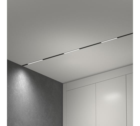 Умный трековый светильник Elektrostandard Slim magnetic 10w 2700-6500k dim l01 85076/01 чёрный a063539