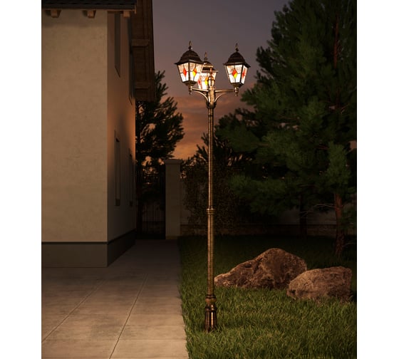 Парковый светильник ARTE LAMP madrid A1542PA-3BN
