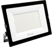 Светодиодный прожектор 2835 SMD 150W 6400K IP65 AC220V/50Hz, черный с матовым стеклом Feron LL-923 32104 15635830