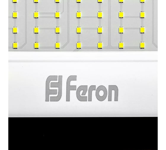 Светодиодный прожектор 2835 SMD 150W 6400K IP65 AC220V/50Hz, черный с матовым стеклом Feron LL-923 32104