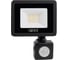 Светодиодный прожектор с встроенным датчиком SAFFIT, 2835SMD 20W 6400K AC220V/50Hz IP44, черный в компактном корпусе SFL80-20 29522 2
