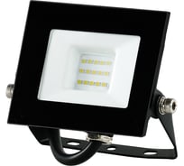 Светодиодный прожектор 2835 SMD 20W 6400K IP65 черный с матовым стеклом FERON LL-919 29492 15643616