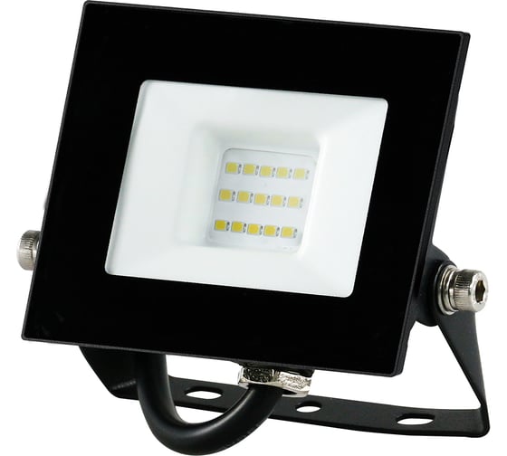 Светодиодный прожектор 2835 SMD 20W 6400K IP65 черный с матовым стеклом FERON LL-919 29492 1