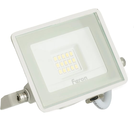 Светодиодный прожектор 2835 SMD 20W 6400K IP65 AC220V/50Hz, белый с матовым стеклом 114*121*26мм FERON LL-919 29494