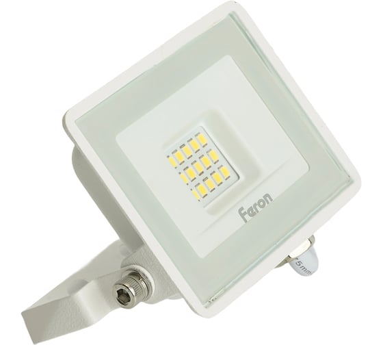 Светодиодный прожектор 2835 SMD 20W 6400K IP65 AC220V/50Hz, белый с матовым стеклом 114*121*26мм FERON LL-919 29494