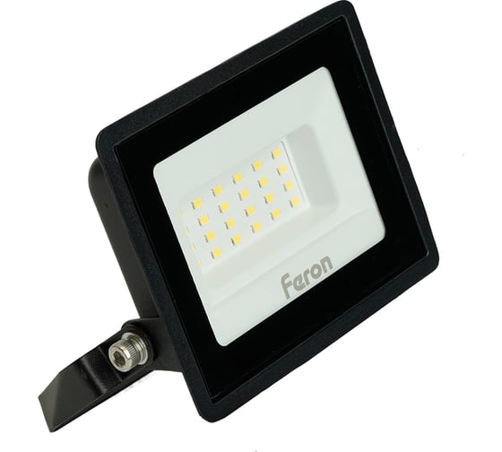Светодиодный прожектор 2835 SMD 30W 4000K IP65 AC220V/50Hz, черный FERON LL-920 29495