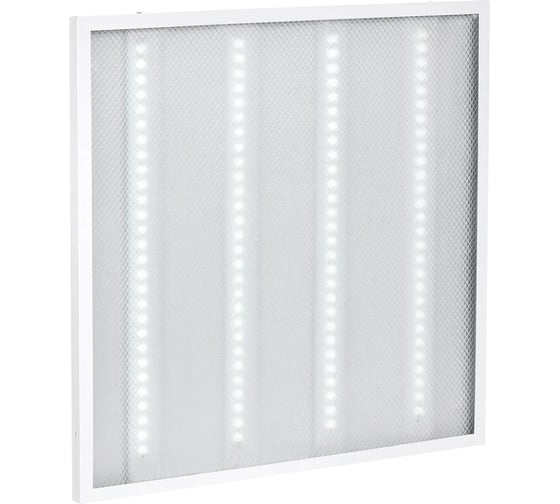 LED панель IEK дво 6562-p 36вт 5000к 595x595x20мм призма LDVO0-6562P-36-5000-K01