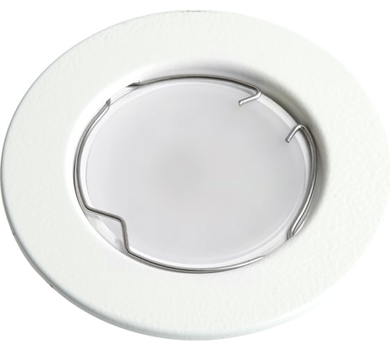 Потолочный встраиваемый светильник FERON dl10 mr16 50w g5.3 белый матовый 48463