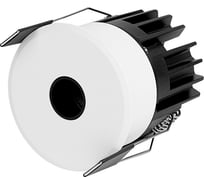 Светодиодный встраиваемый светильник Neylight 8w cree cob 3000k 36гр размер d62xh70mm цвет белый NL10112W