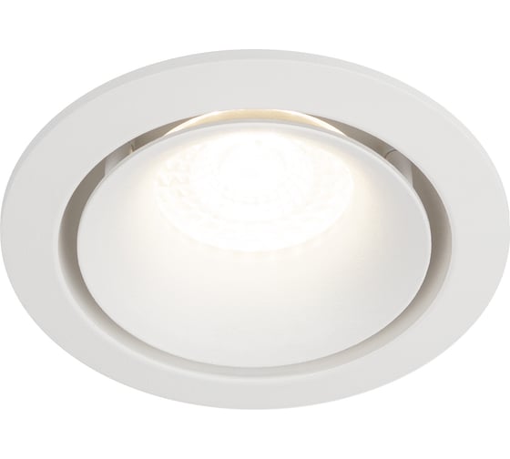 Встраиваемый светильник ЭРА KL100 WH MR16 GU5.3 алюминиевый, белый Б0055584