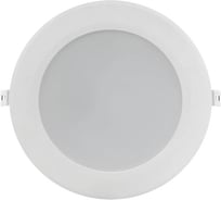 Светодиодный светильник IEK дво 1716 белый круг 18вт 4000к ip40 LDVO0-1716-18-4000-K01