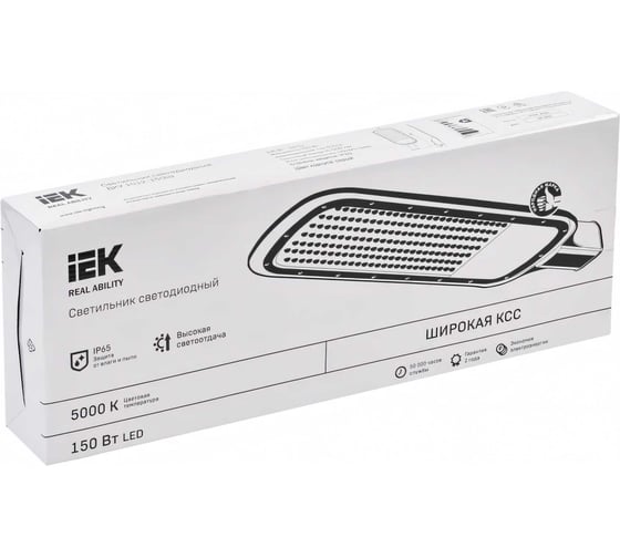Светильник IEK LED ДКУ 1012-150Ш 5000К IP65 серый LDKU1-1012-150-5000-K03