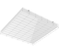 Светодиодный светильник VARTON s070 2.0 спортивный, для образовательных учреждений, накладной, 603x620x70 мм, ip40, 42 вт, 4000 k, с призматическим рассеивателем, с защитной решеткой V1-E0-00024-01PR0-4004240