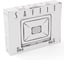 Прожектор светодиодный 2835 SMD SAFFIT 50W 6400K AC220V/50Hz IP65, белый в компактном корпусе, SFL90-50 55073 7