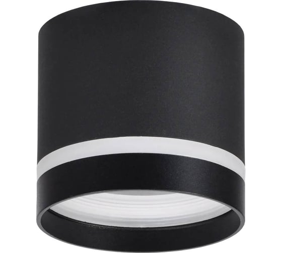 Накладной потолочный светильник IEK Lighting 4016 под лампу gx53 черный LT-UPB0-4016-GX53-1-K02