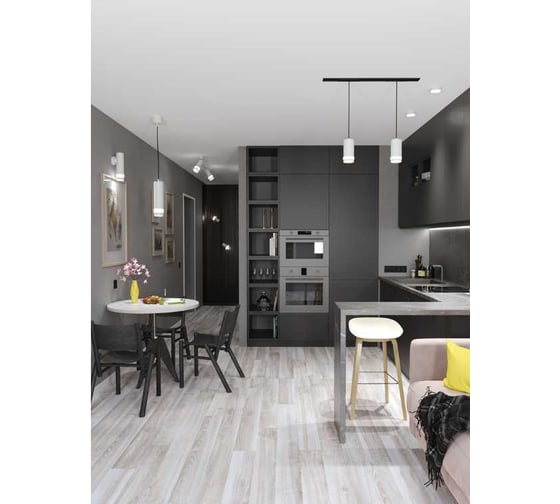 Накладной светильник IEK Lighting 4113 под лампу gx53 белый LUPB0-GX53-1-K01