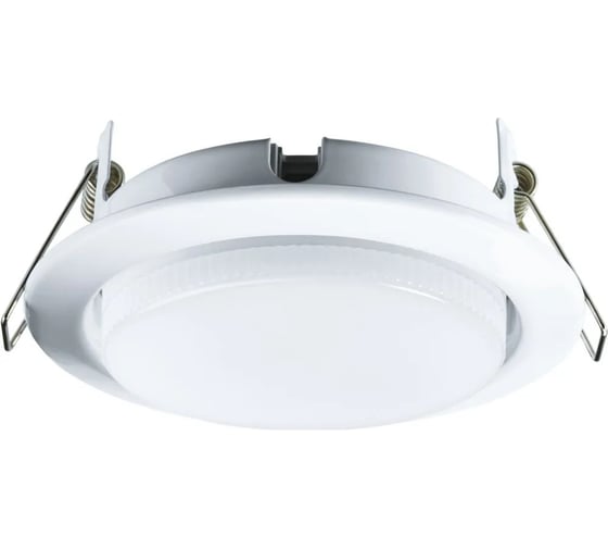 Встраиваемый светильник IEK Lighting 4114 под лампу gx53 белый LUVB0-GX53-1-K01-10 27057758