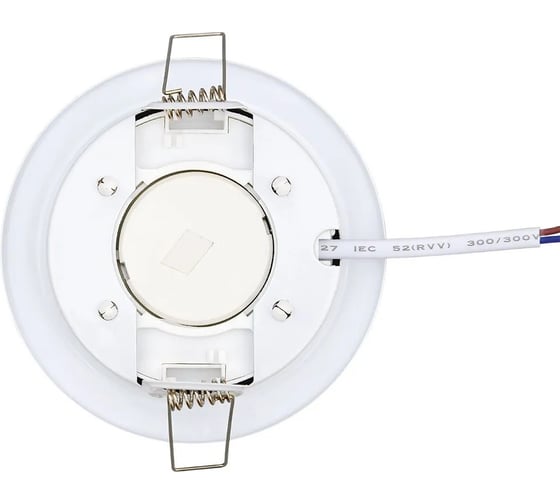 Встраиваемый светильник IEK Lighting 4114 под лампу gx53 белый LUVB0-GX53-1-K01-10
