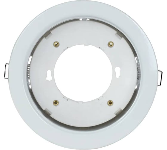 Встраиваемый светильник IEK Lighting 4115 под лампу gx70 белый LUVB0-GX70-1-K01