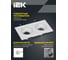 Встраиваемый светильник IEK Lighting 4102 под лампу 2хmr16 квадрат пластиковый белый LT-UVB0-4102-GU05-2-K01 7