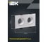 Встраиваемый светильник IEK Lighting 4102 под лампу 2хmr16 квадрат пластиковый белый LT-UVB0-4102-GU05-2-K01 8