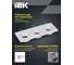 Встраиваемый светильник IEK Lighting 4103 под лампу 3хmr16 квадрат пластиковый белый LT-UVB0-4103-GU05-3-K01 7