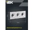 Встраиваемый светильник IEK Lighting 4103 под лампу 3хmr16 квадрат пластиковый белый LT-UVB0-4103-GU05-3-K01 8