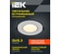 Встраиваемый светильник IEK Lighting 4104 под лампу mr16 круг пластиковый белый LT-UVB0-4104-GU05-1-K01 6