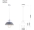Подвесной потолочный светильник (подвес) Rivoli Mia 5135201 1 х Е27 40 Вт лофт кантри дубликат Б0060521 3