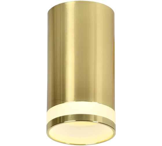Накладной потолочный светильник IEK Lighting 4005 под лампу gu10 золото LT-UPB0-4005-GU10-1-K22