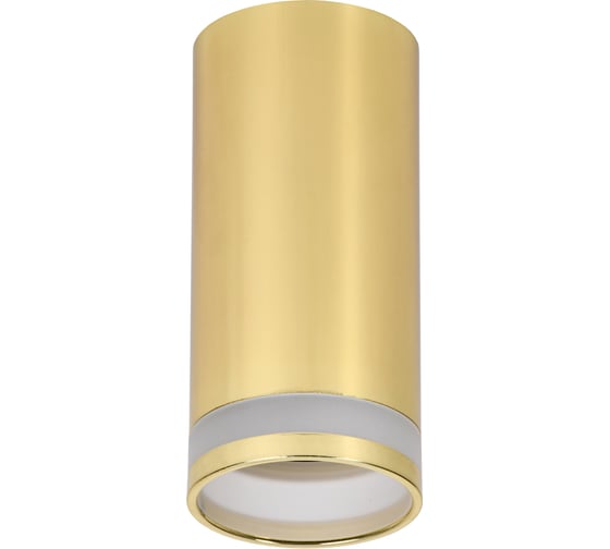 Накладной потолочный светильник IEK Lighting 4005 под лампу gu10 золото LT-UPB0-4005-GU10-1-K22