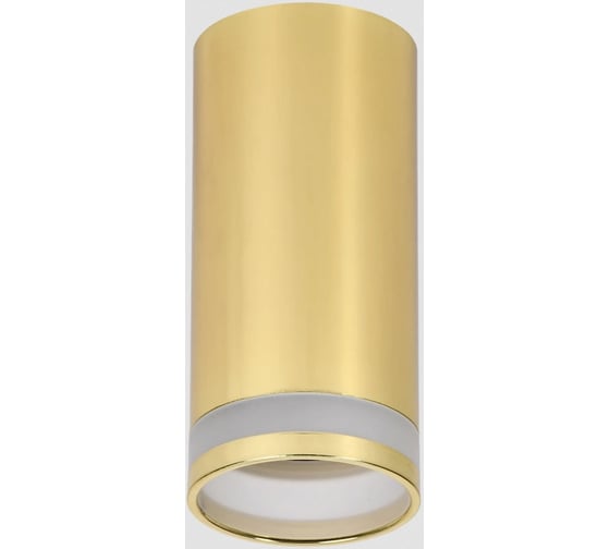 Накладной потолочный светильник IEK Lighting 4005 под лампу gu10 золото LT-UPB0-4005-GU10-1-K22