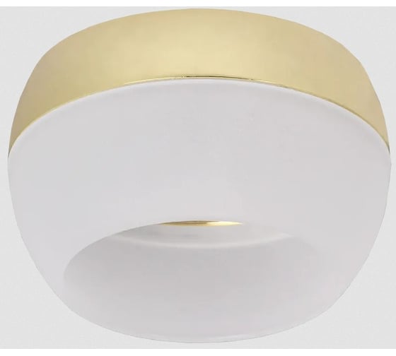 Накладной потолочный светильник IEK Lighting 4010 под лампу gx53 золото LT-UPB0-4010-GX53-1-K22
