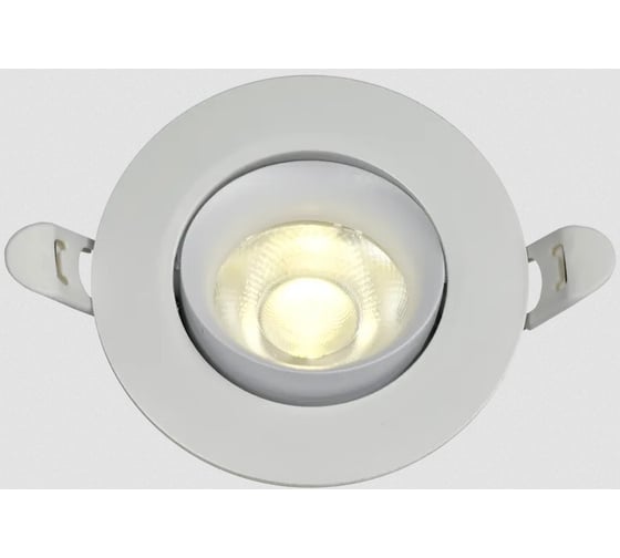 Светодиодный светильник IEK Lighting pro поворотный дво 1812 7вт 4000к ip20 круг белый LTP-DSO0-1812-07-40-K01