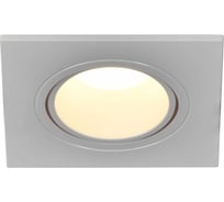 Встраиваемый светильник IEK Lighting 4101 под лампу mr16 квадрат пластиковый белый LT-UVB0-4101-GU05-1-K01