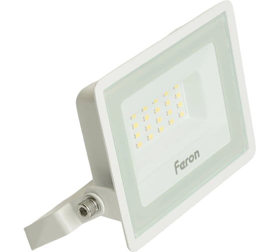 Светодиодный прожектор Feron 2835 SMD 30W 6400K IP65 AC220V/50Hz, белый с матовым стеклом, LL-920 29496
