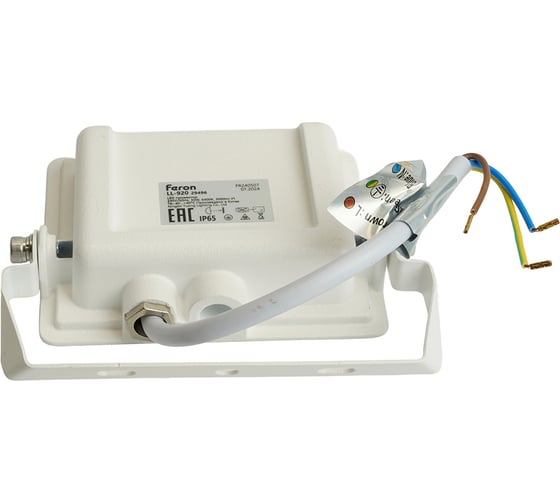 Светодиодный прожектор Feron 2835 SMD 30W 6400K IP65 AC220V/50Hz, белый с матовым стеклом, LL-920 29496